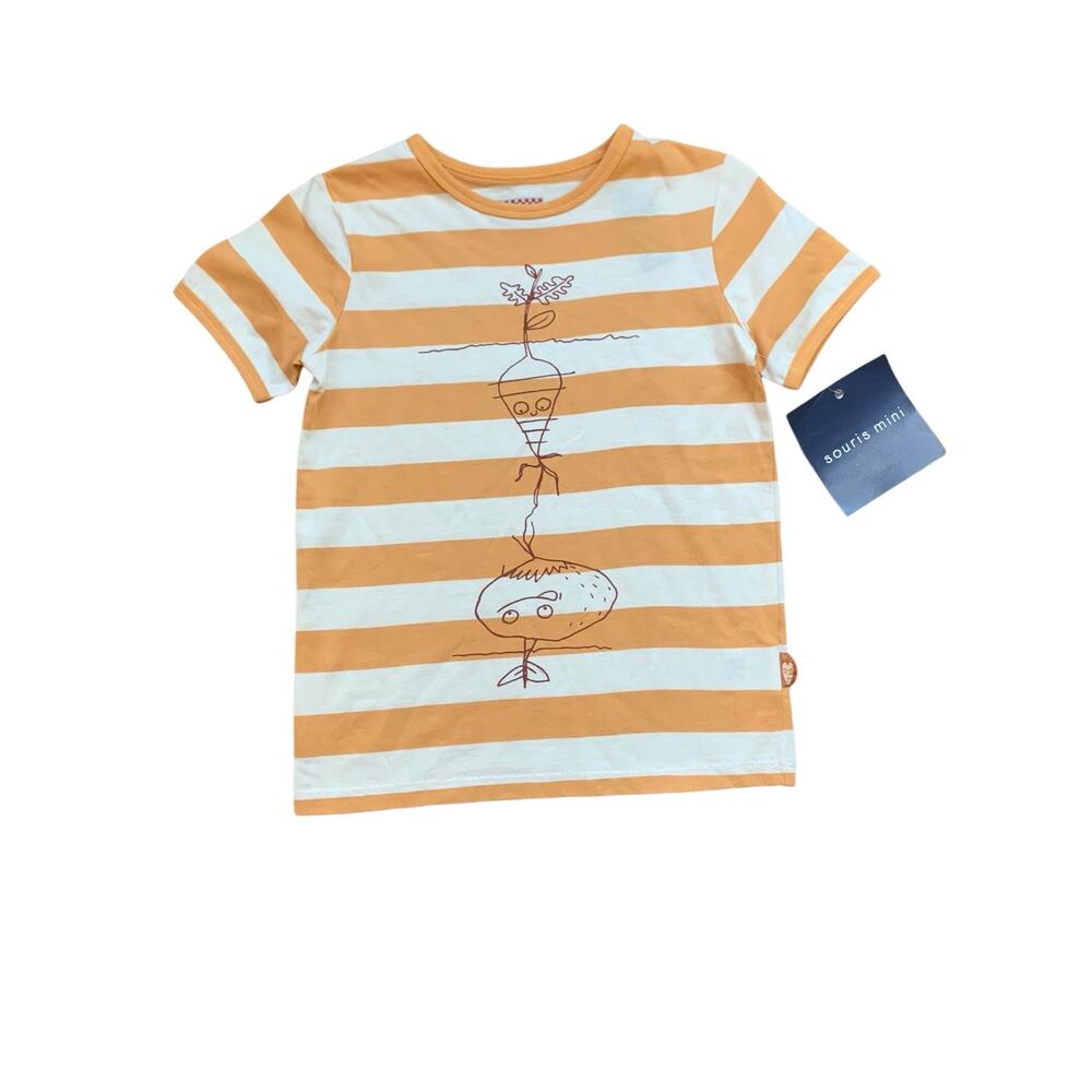 Souris Mini NWT Veggie Striped Tee